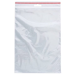 Buste trasparenti chiusura grip in LDPE 50 μm Q-Connect idonee al contatto alimentare  - conf. 1000