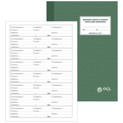 Registro di carico/scarico posta non ordinaria O.C.L. (per portinai) - 40 fogli - 0176