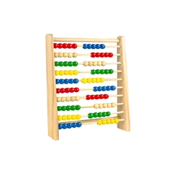 Abaco con struttura in legno naturale Donau 22x5x27 cm - 322144