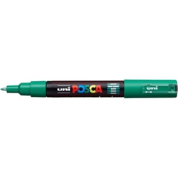 Marcatore a tempera POSCA Uni-Ball punta tonda 0,7 mm verde M PC1M V - conf. 6