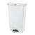 Contenitori rifiuti con apertura a pedale Rubbermaid - 50x31x80 cm - 68 l - bianco 