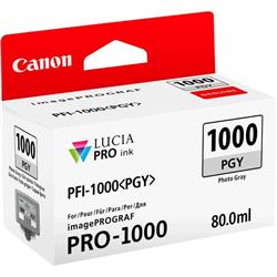 Image of Originale Canon inkjet Cartuccia PFI-1000PGY - 80 ml - grigio chiaro031