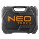 Chiavi a bussola profilo esagonale Neo Tools -  attacco 1/2" e 1/4" - set di 82 pezzi - acciaio CrV