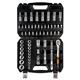 Chiavi a bussola profilo esagonale 1/2" Neo Tools -  cricchetto attacco 1/2" 90 denti - set 58 pezzi - acciaio CrV