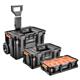 Sistema modulare II Neo Tools -  set 3 pezzi a trolley - dimensioni 530x380x690 mm 