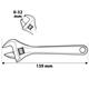 Chiave regolabile a rullino corta Neo Tools -  lunghezza 139 mm - apertura 0-32 mm