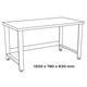 Tavolo da lavoro regolabile Neo Tools -  1500mm x 780mm x h. 830-980 mm