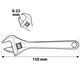 Chiave regolabile a rullino Neo Tools -  lunghezza 150 mm - apertura 0-23 mm