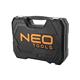 Set di utensili Neo Tools -  bussole profilo Superlock ed esagonale 1/4" - 3/8" e 1/2" - chiavi combinate - pinze e giraviti - set 233 pezzi - acciaio Crv