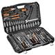 Set di utensili Neo Tools -  bussole profilo Superlock ed esagonale 1/4" - 3/8" e 1/2" - chiavi combinate - pinze e giraviti - set 233 pezzi - acciaio Crv