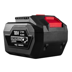 Batteria Energy+ 18V Li-Ion Graphite - Ion -  6.0Ah - BOOST UP