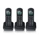 Telefono Cordless Mariot Trio Brondi - 3 telefoni - nero