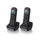 Telefono Cordless Mariot twin Brondi - 2 telefoni - nero