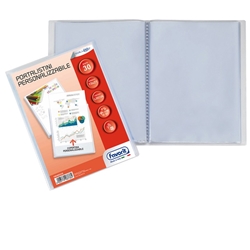 Portalistino personalizzabile - Favorit Sviluppo - A5 - 30 buste - liscia - trasparente
