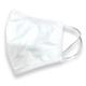 Mascherina lavabile - batteriostatica - in microfibra - bianca