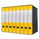 Registratori Oxford Esselte - commerciale - dorso 5 - 23x30 cm - giallo - conf. 8