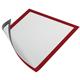Cornici magnetiche Durable Duraframe Magnetic - A4 - PVC rigido - rosso - conf. 5