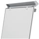 Lavagna portablocco Classic Nobo - magnetica - cavalletto fisso - 68x184 cm - acciaio laccato - bianco