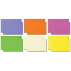 Biglietti e buste - Ellebi Sadoch - 7,5x11 cm - assortiti forti - conf. 100

