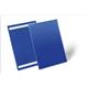 Tasche per identificazione Durable con bande adesive blu f.to esterno mm. 233x 313x1,7- inserto A4 vert. cf. 50- 179707