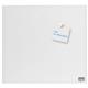 Lavagna in vetro Diamond Nobo - magnetica - cancellabile - 45x45 cm - bianco