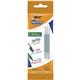 Refill Bic Gelocity Illusion Pouch - 0,7 mm - verde - conf. 3