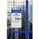 Tasche per identificazione Durable con fascette di aggancio blu f.to esterno mm 223x530- inserto A4 vert. cf. 50- 175007