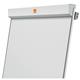 Lavagna portablocco Classic Nobo - magnetica - cavalletto fisso - 68x184 cm - acciaio laccato - bianco