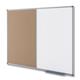 Pannello combinato sughero/acciaio magnetico Classic Nobo - 80x60 cm
