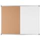 Pannello combo sughero/lavagna bianca Bi-Office - 90x60 cm - XA0303170