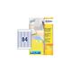 Etichette adesive per diapositive Avery - stampanti laser- 84 etichette/ff - 25 fogli