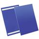 Tasche per identificazione Durable con bande adesive blu f.to esterno mm. 233x 313x1,7- inserto A4 vert. cf. 50- 179707