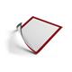 Cornici magnetiche Durable Duraframe Magnetic - A4 - PVC rigido - rosso - conf. 5