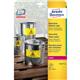 Etichette adesive Avery - permanenti - poliestere - giallo fluorescente - 99,1x139 mm - L6127-20 - 4 etichette/ff - 20 fogli - conf. 80 etichette
