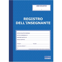 Registro dell'insegnante O.C.L. 36 pagine + foglio registro provvisorio di frequenza 24x33,5 cm - 1200