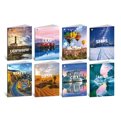 Maxi quaderni Blasetti Paesaggi formato A4  carta 100 g - conf. 10