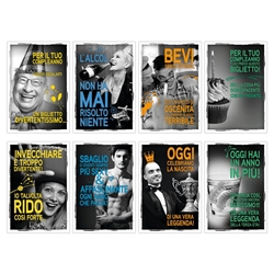 Biglietti augurali Biembi Compleanno 12x18 cm - conf. 8