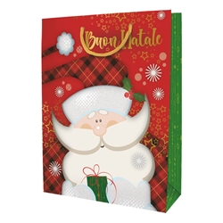 Shopper Natalizia Biembi Premium ''Babbo Natale'' - conf. 6