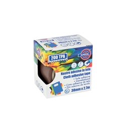 Nastro adesivo telato Eurocel formato 38 mm x 2,7 m - colore marrone 016114314- conf. 4