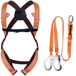 Kit anticaduta pronto all'uso Delta Plus arancio ELARA280V2