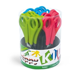 Barattolo di forbici Lebez Snippy Kid 13,5 cm - assortiti - conf. 24