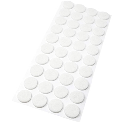 Feltrino adesivo tondo Emi Ø 20 mm - bianco 