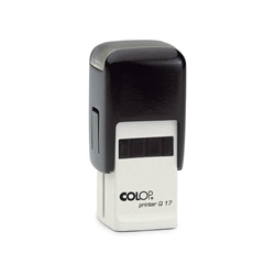 Timbro quadrato Colop formato 17x17 mm - Q17 PR.Q17