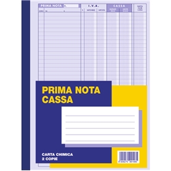 Album prima nota cassa O.C.L. 50x2 copie - blister da 3 blocchi - 216x305 mm 0131P- conf. 3