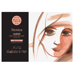 Blocco Marker Musa Tecnica 50 fogli - 75 g - formato A3 - MU135293