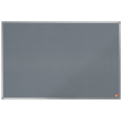 Pannello in feltro Nobo Essence 90xH.60 cm grigio 1915205