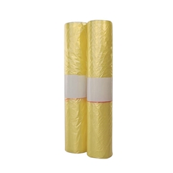 Sacchi immondizia in rotolo Erisack 72x110 cm HDPE 18 g - 12 my - 100 L giallo trasparente - 20 sacchi - SP159- conf. 20
