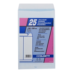 Busta a sacco Blasetti Self bianco - 80 g/m2 - conf. 25