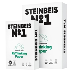 Carta per fotocopie riciclata Steinbeis n° 1 formato A3 80 g/m² risma da 500 fogli 80 g - CLASSIC1A3