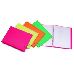 Portalistini Favorit Neon assortiti in PPL formato 22x30 cm 50 buste interne fisse 400083554
